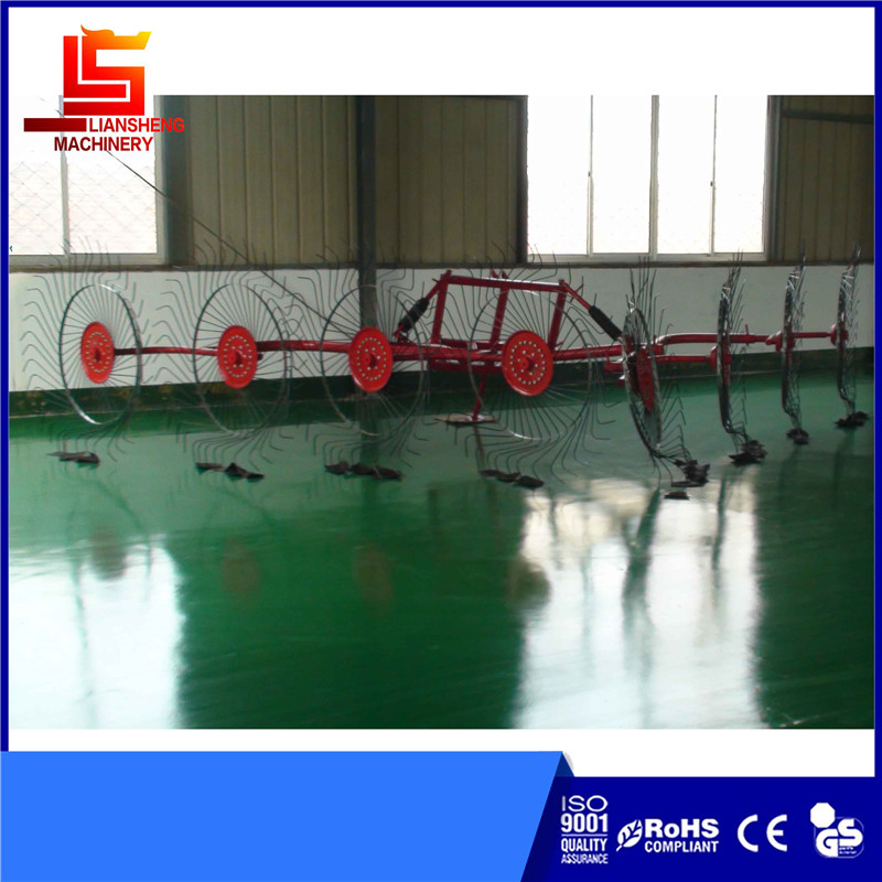 Finger Disc Rotary Rake Tractor Hay Rake Grass Collecting Machine