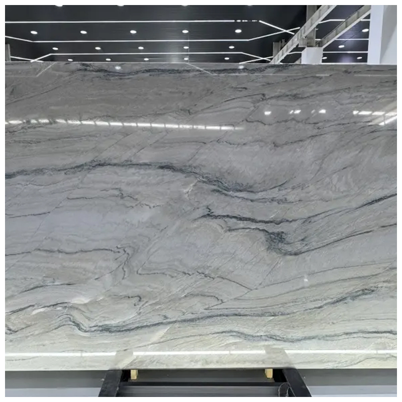 Brazil Exotic Aquarella Quartzite Polished Slabs for Countertops and Background Wall
