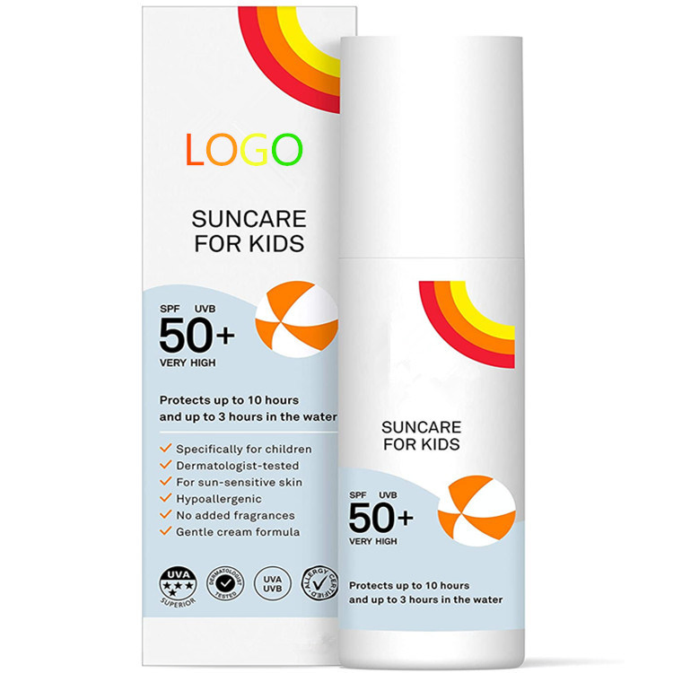 Wholesale Private Label Lasting Protection Sunscreen for Kids SPF50