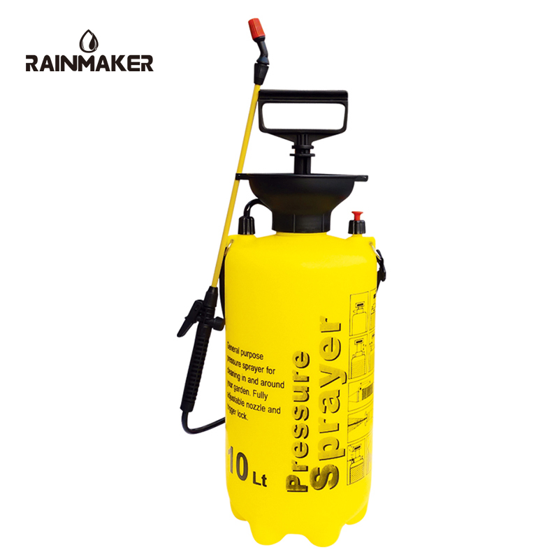Rainmaker 10 Liter Garden Plastic Portable High Pressure Irrigation Water Shoulder Sprayer