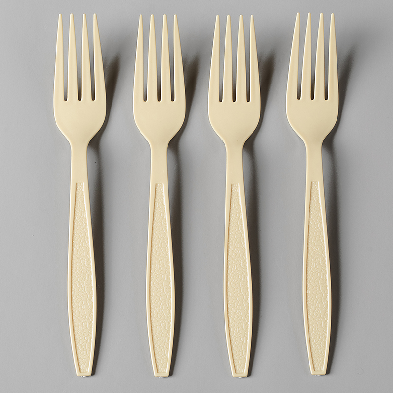 PS Material High Quality Cutlery Spoon Knife Fork Sets Eating Hotel Restaurant Manufacture Custom Disposable Tableware