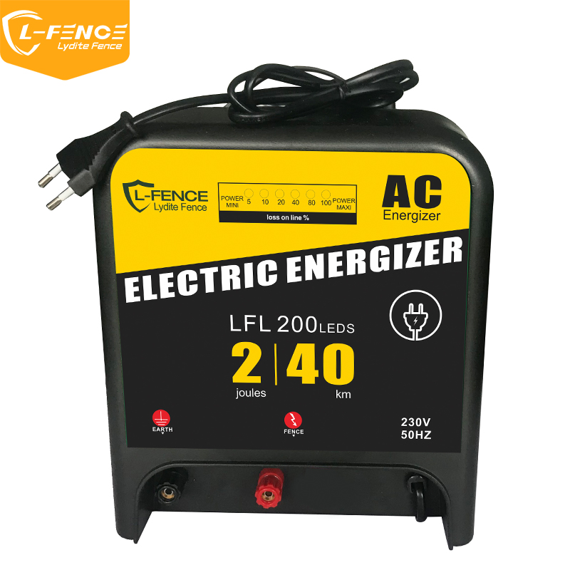 Lydite Brand Lfl200L Portable AC Power Energizer for Electric Fence Farm