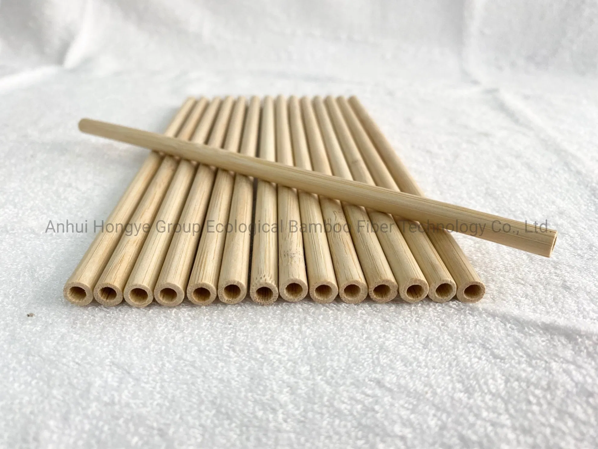 Disposable Carbonization 100% Bamboo Straw Biodegradable Hot Sale Eco-Friendly Product 7.0*200 mm