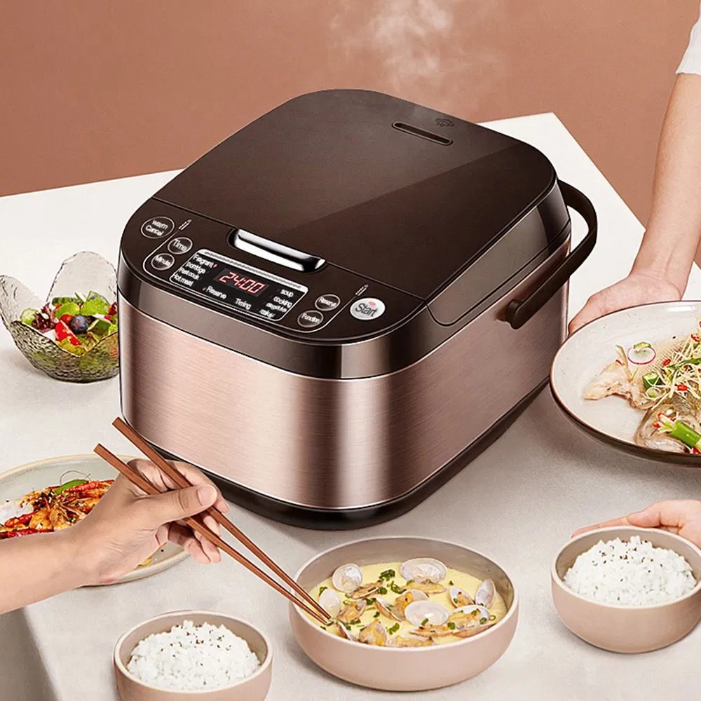 4L Large Capacity Portable 8 Smart Programs Electric 24 Hours Preset Rice Cooker with 24 Hour Delay