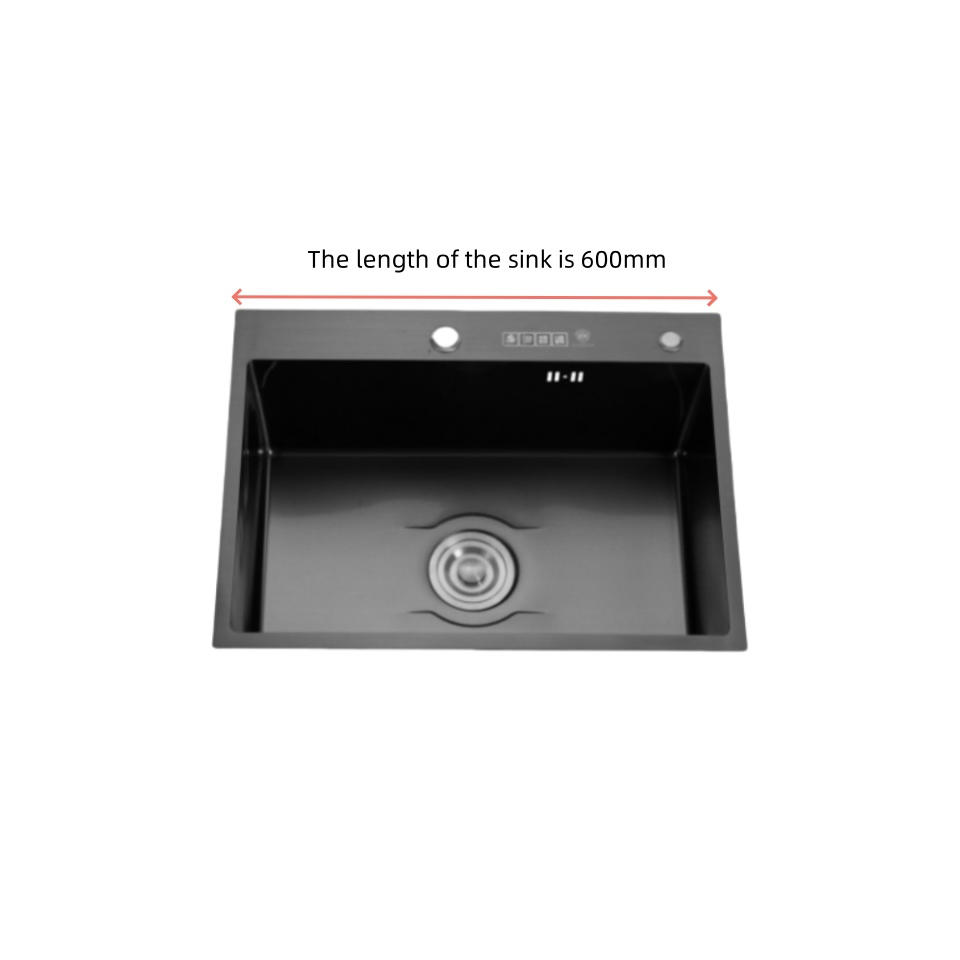 H6045b-Practical Hand-Drawn Double-Hole Stainless Steel Sink
