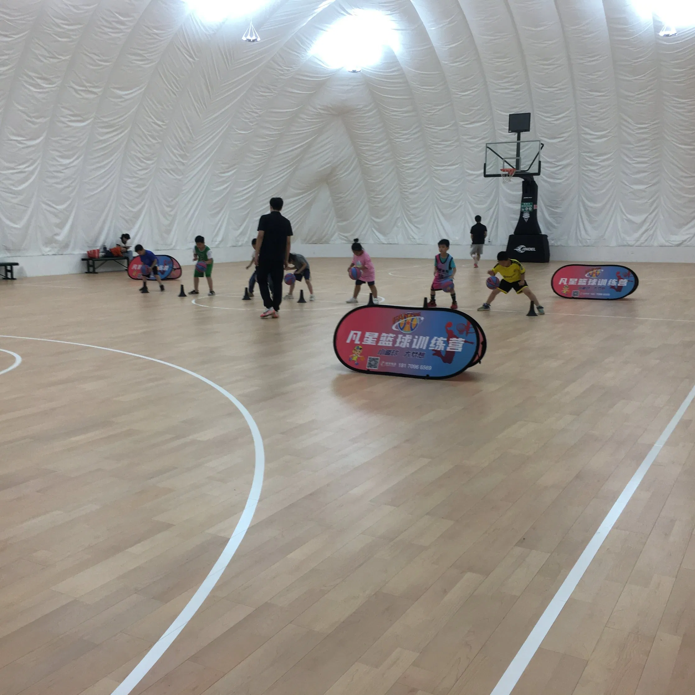 Inflatable Air Membrane Dome Tent for Basketball Courts