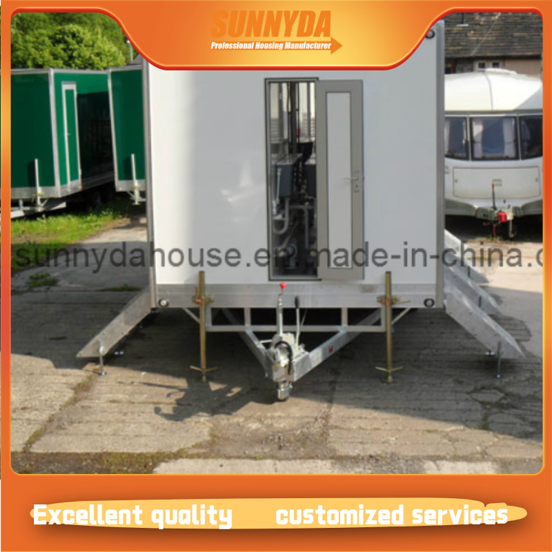 a Durable Mobile Toilet Provides Essential Facilities for Any Temporary Worksite