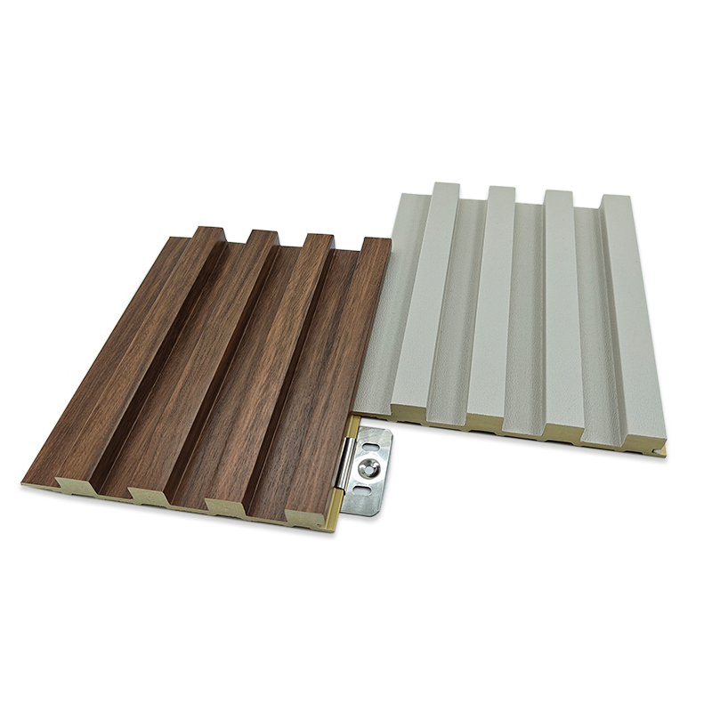 3D Interior Contemporary Decorative Waterproof Composite Solid Fluted Great Wall Panels WPC