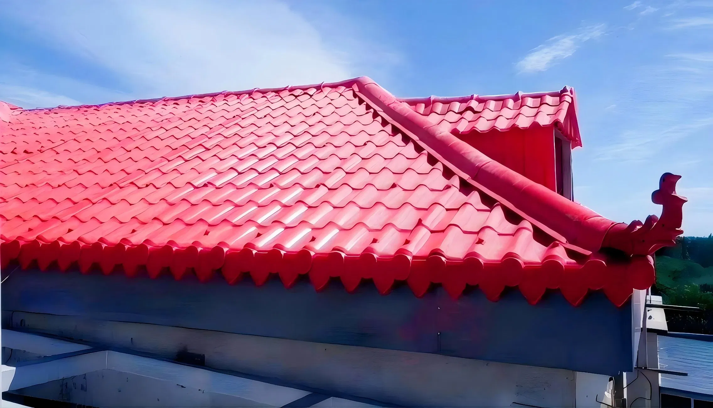 20 Years Life Time Easy Install ASA Coated Plastic Synthetic Resin Roof Tile