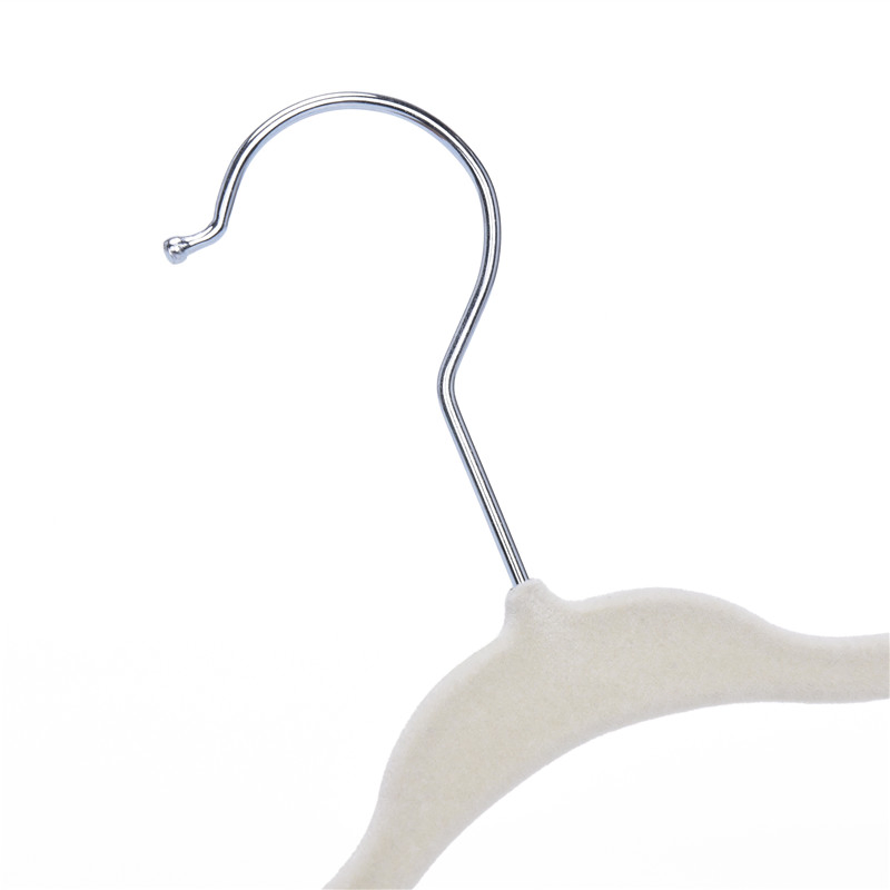 Wholesales Cheap Hangers Custom High Quality Colored Velvet Clothes Hanger with Notches