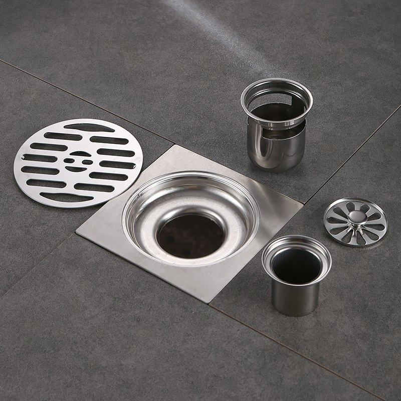 Large Displacement Round Floor Drain: Insect and Odor Resistant Design