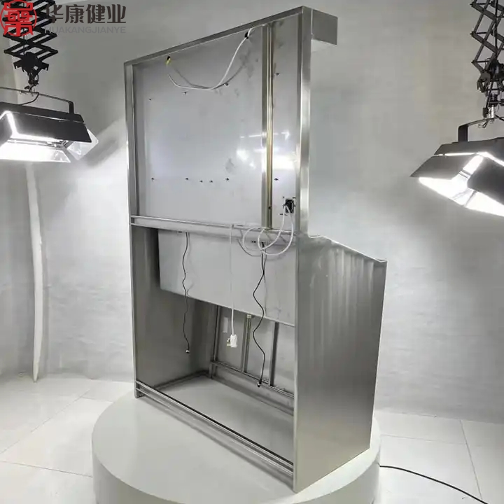 Hand Wash Cleaning Stainless Steel Sink Basin for Double Person Use