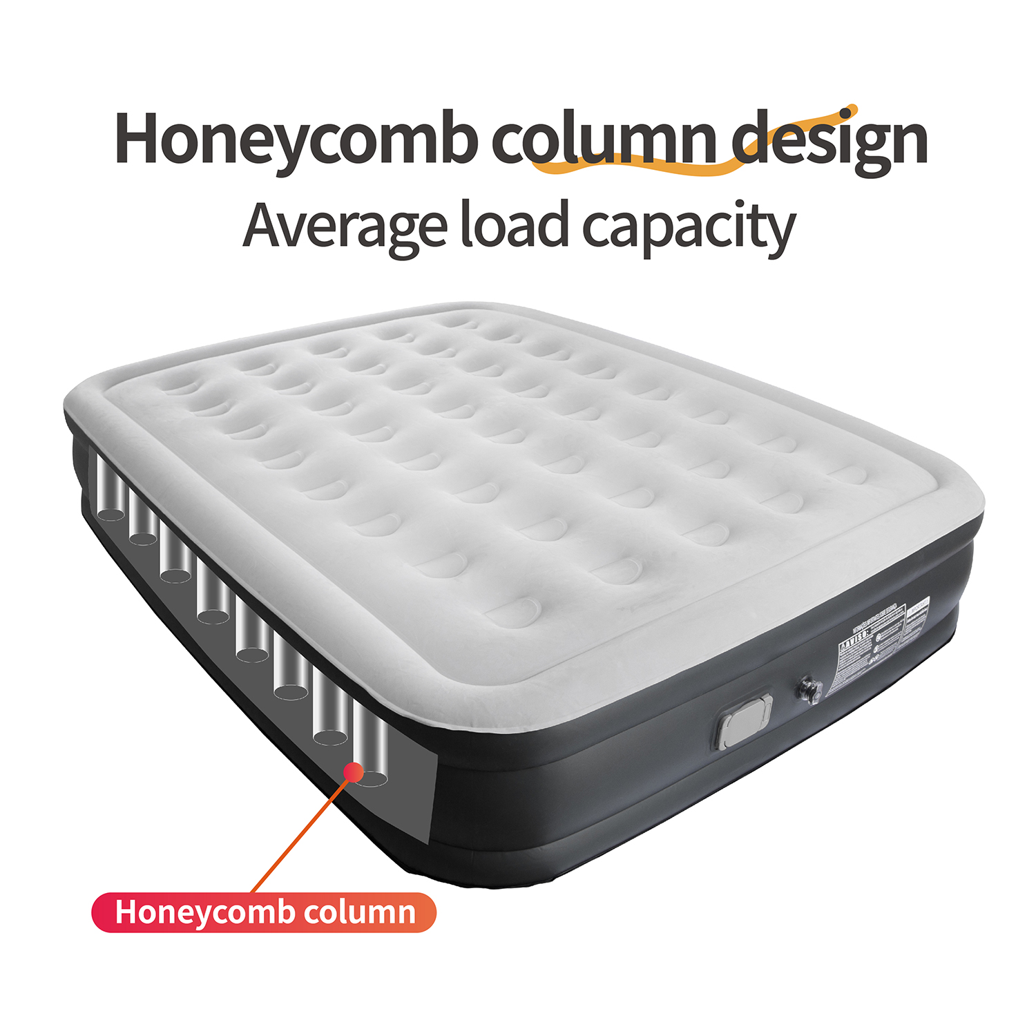 Матрас надувной автоматический со встроенным насосом портативный
