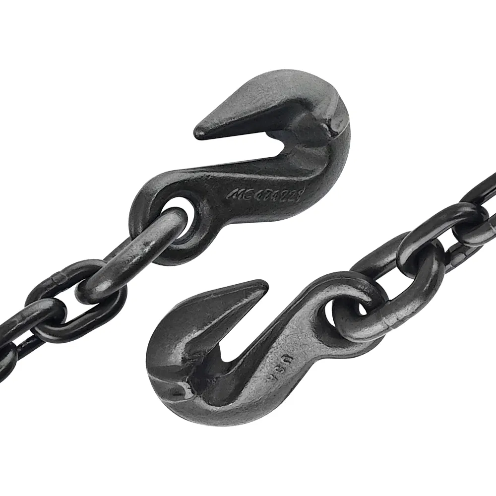 Цепь буксировочная G80 с крюком для прицепа