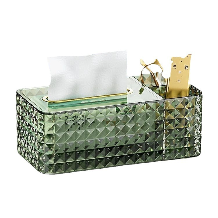 Living Room Desktop Storage Spring Mechanism Multi-Functional Tissue Box