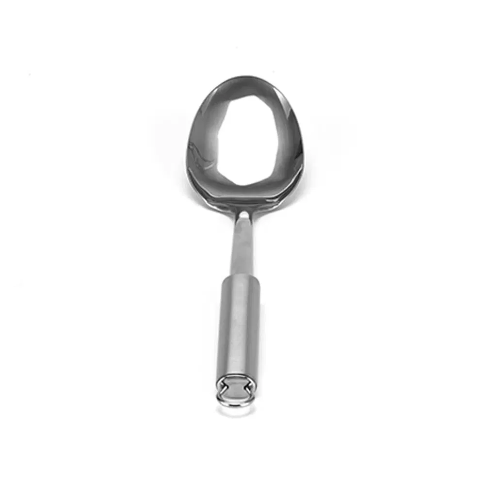 Household Stainless Steel Cooking Spoon Spatula Kitchen Items Thickened Soup Spoon Serving Spoon Cooking Utensils