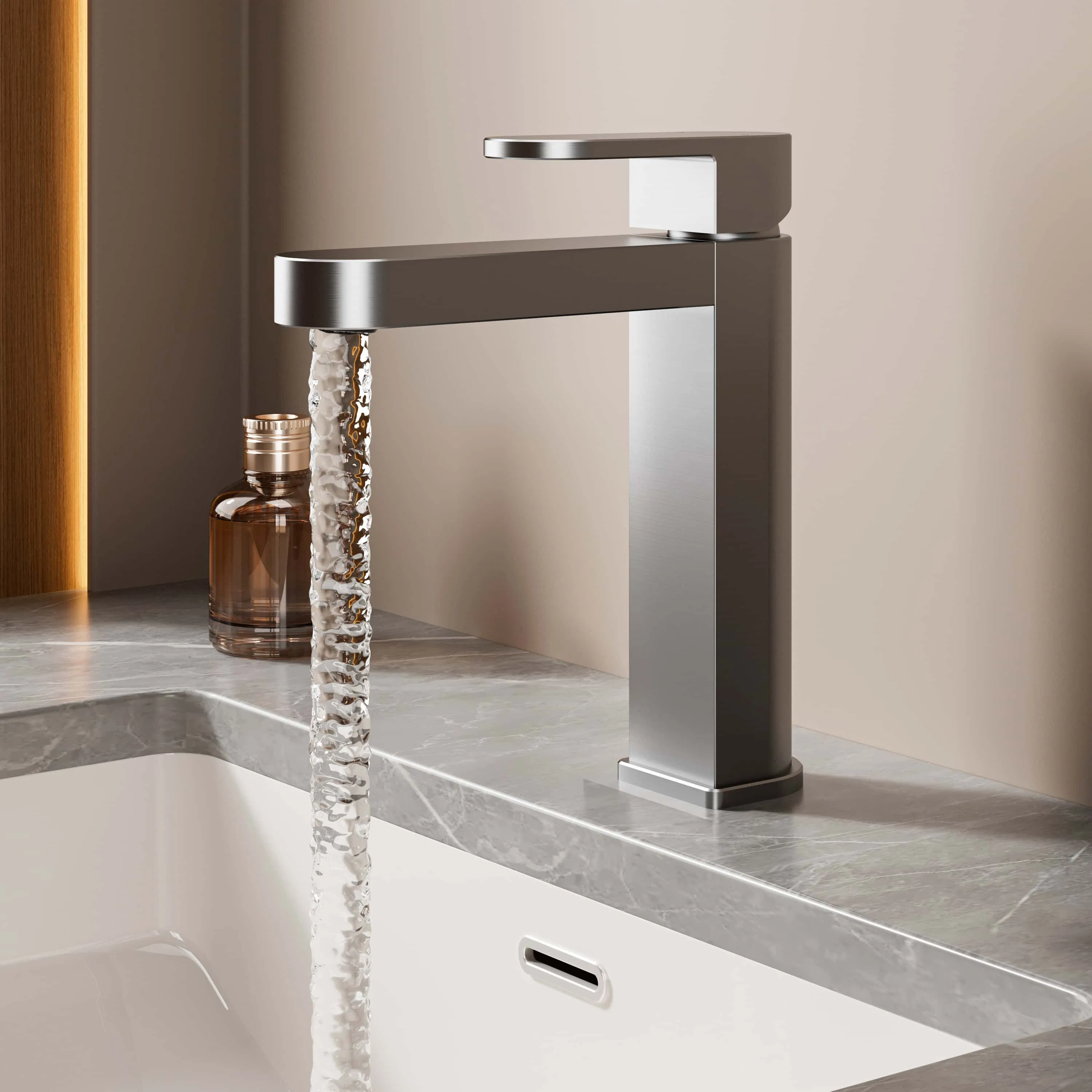 Смеситель для раковины Space Aluminum, современный стиль