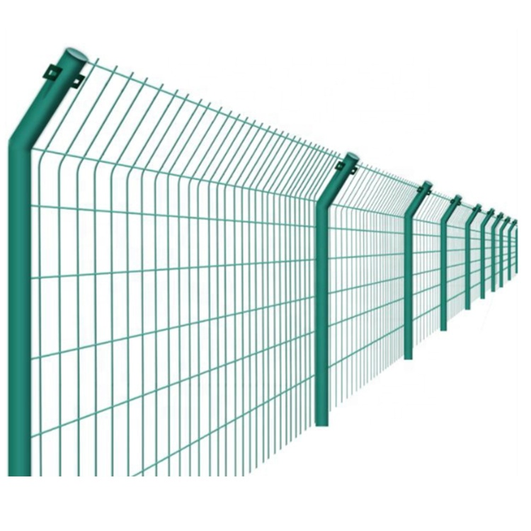 3D Bending Welded Panel PVC Coated Steel Wire Mesh Fence Netting