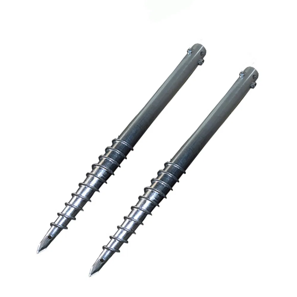 Винтовой анкер для солнечных панелей с фланцем