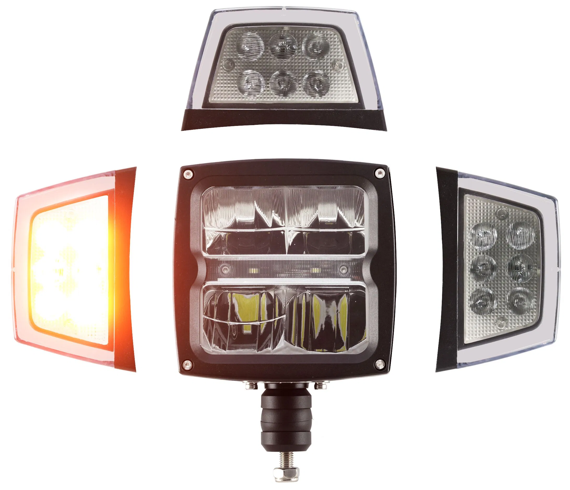 LED фара для грузовика DOT Emark R112 с подогревом