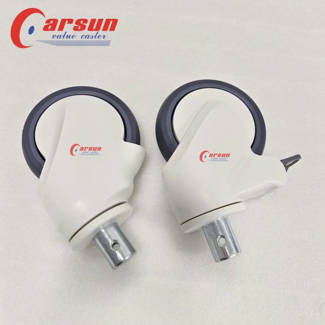 Carsun 5inch Medical Caster Wheel with Shell silent Hospital Bed Caster Wheels