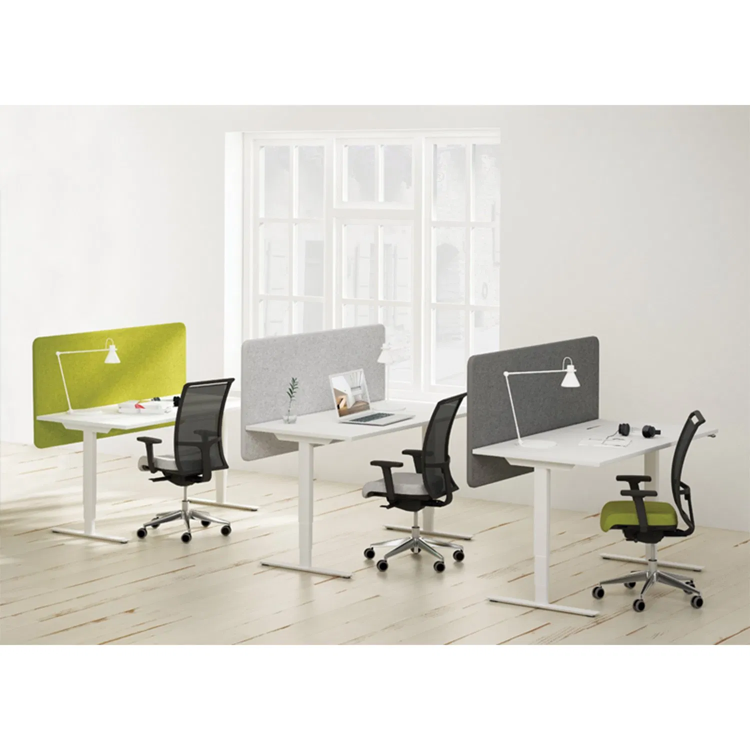 Acoustic Desk Office Screen Clamps Desk Privacy Partition Screen Partition