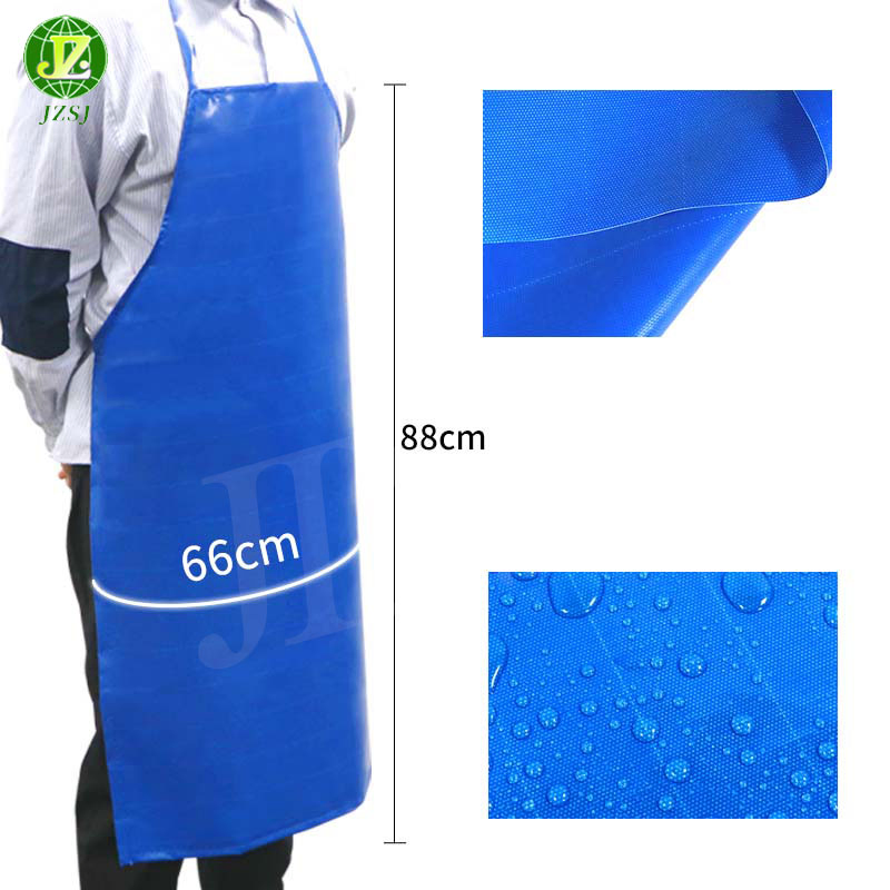 Wearing-Resistant Waterproof Durable PVC Coated Tarpaulin Rubber Aprons High Quality Easy to Clean Long Service Time China Factory Customized