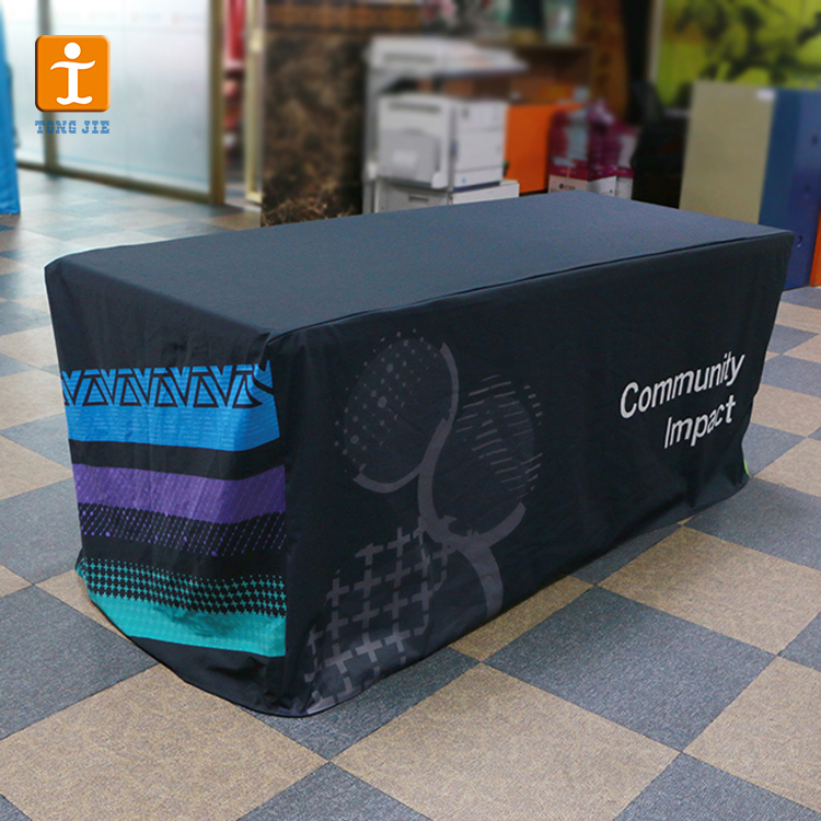 Custom Trade Show Full Color Dye Sublimation Print Table Cloth