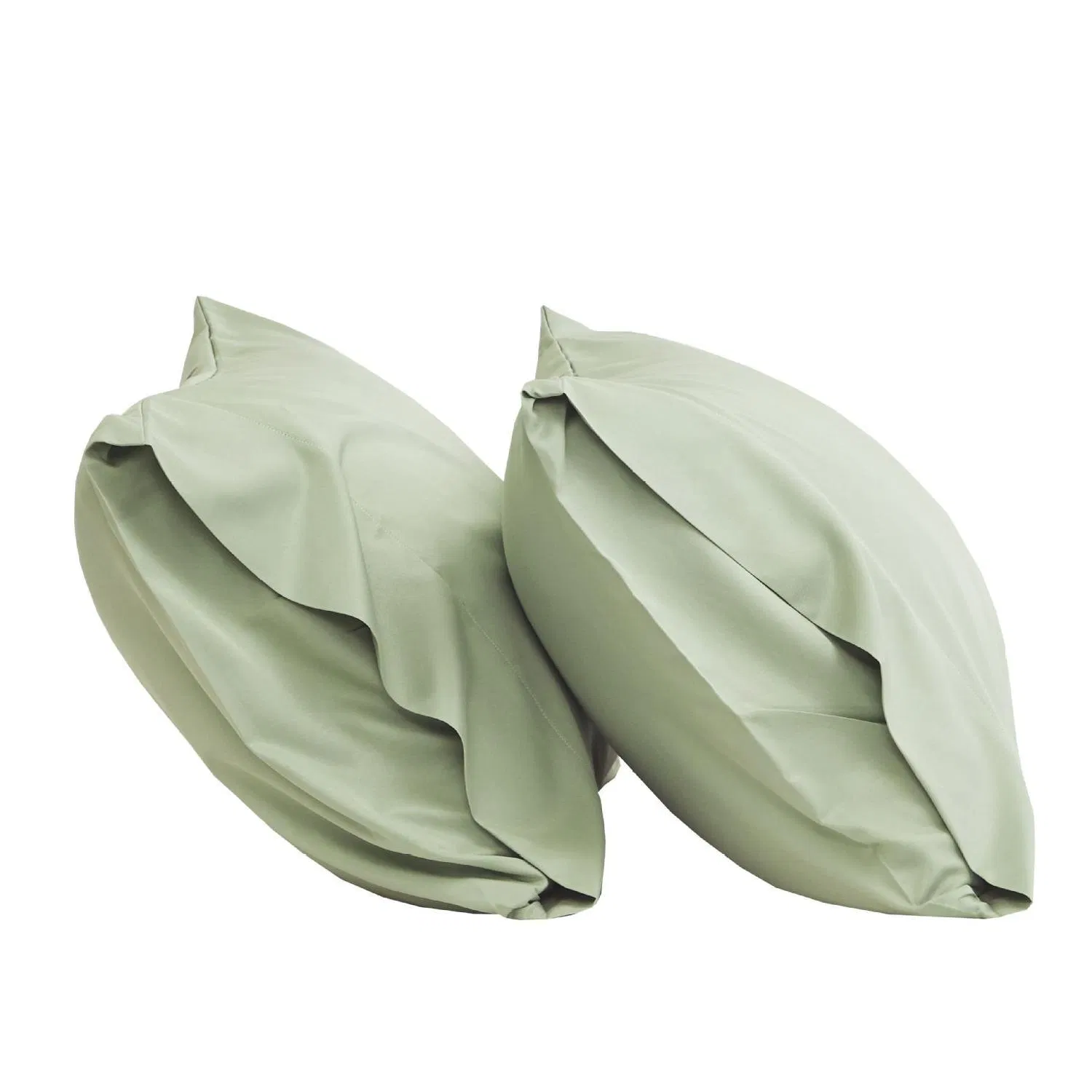 Modern Pure Color Bamboo Fiber Smooth Full Season Plain Style Dust-Proof Soft Pillowcase