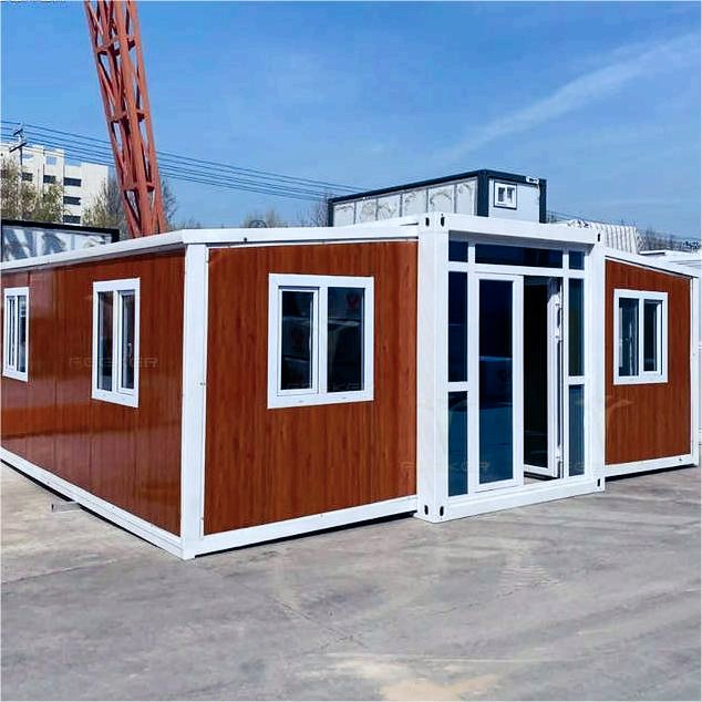 Double Wing Folding Integrated House for Construction Site Homestay Housing