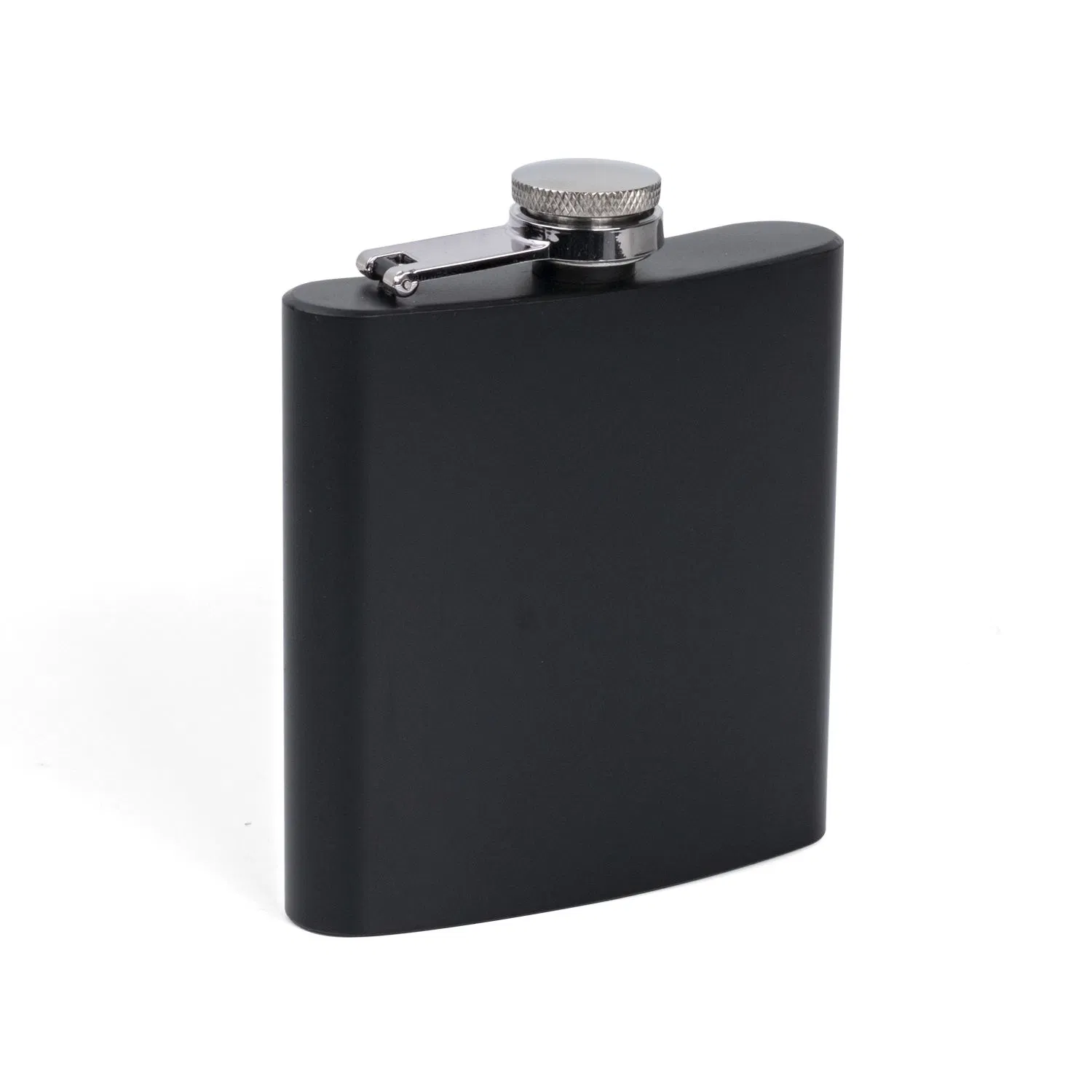 Hip Flask Leak-Proof Convenient Stainless Steel Matte Black Whiskey Hip Flask for Outdoor