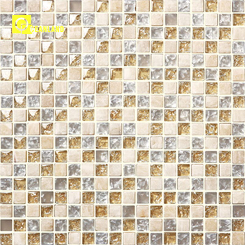 Кристальная мозаика для ванной и пола, 30x30 мм