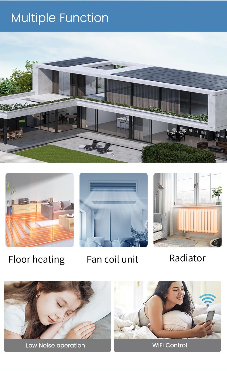 108kw Inverter Evi Commercial Heat Pump for Heating and Cooling