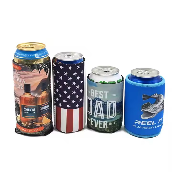 Custom Design 3mm 5mm Neoprene Beer Can Sleeve Bottle Cooler Drink Can Stubby Cooler Stubby Holder