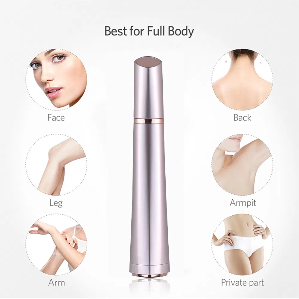 Rechargeable 3 in 1 Electric Lady Shaver Nose Hair Trimmer Eyebrow Leg Armpit Bikini Trimmer