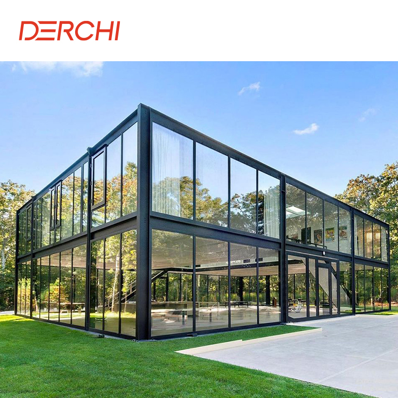 New Design of Modern High Quality Patio Sun Rooms Open Air Insulation Aluminum Villa Glass Sunroom