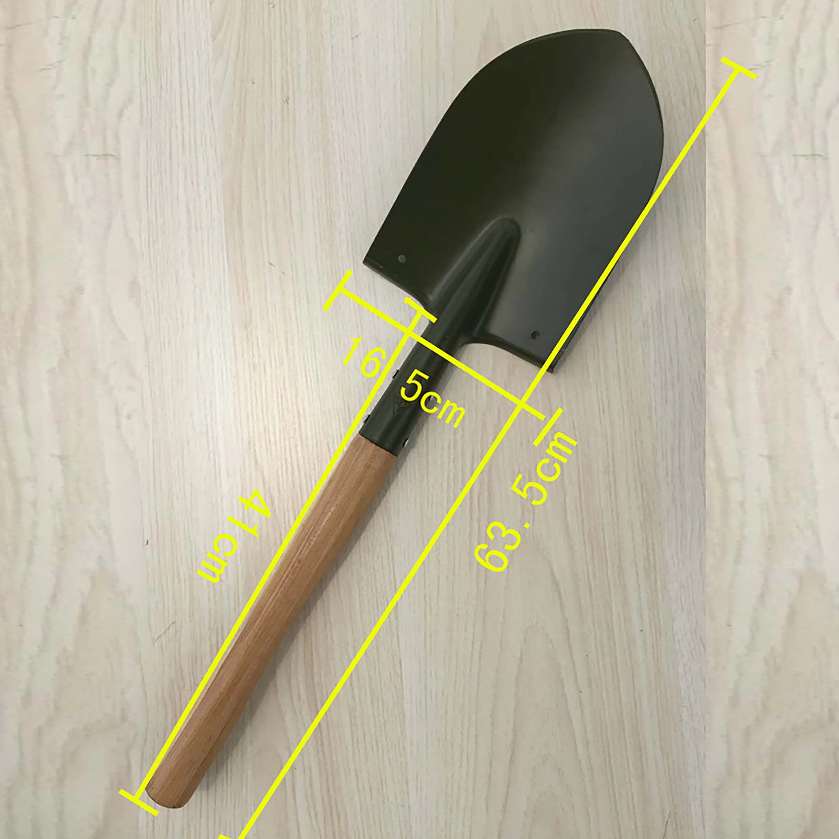 Tool Ordnance Supporting Wooden Handle Combat Readiness Tip Shovel