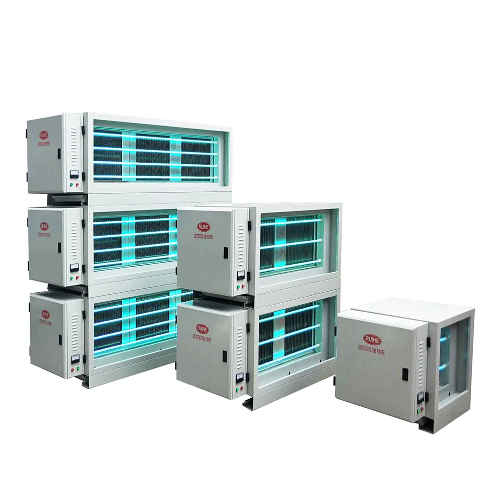 Commercial Kitchen Restaurant Exhaust Fumes Electrostatic Air Cleaners Purifier