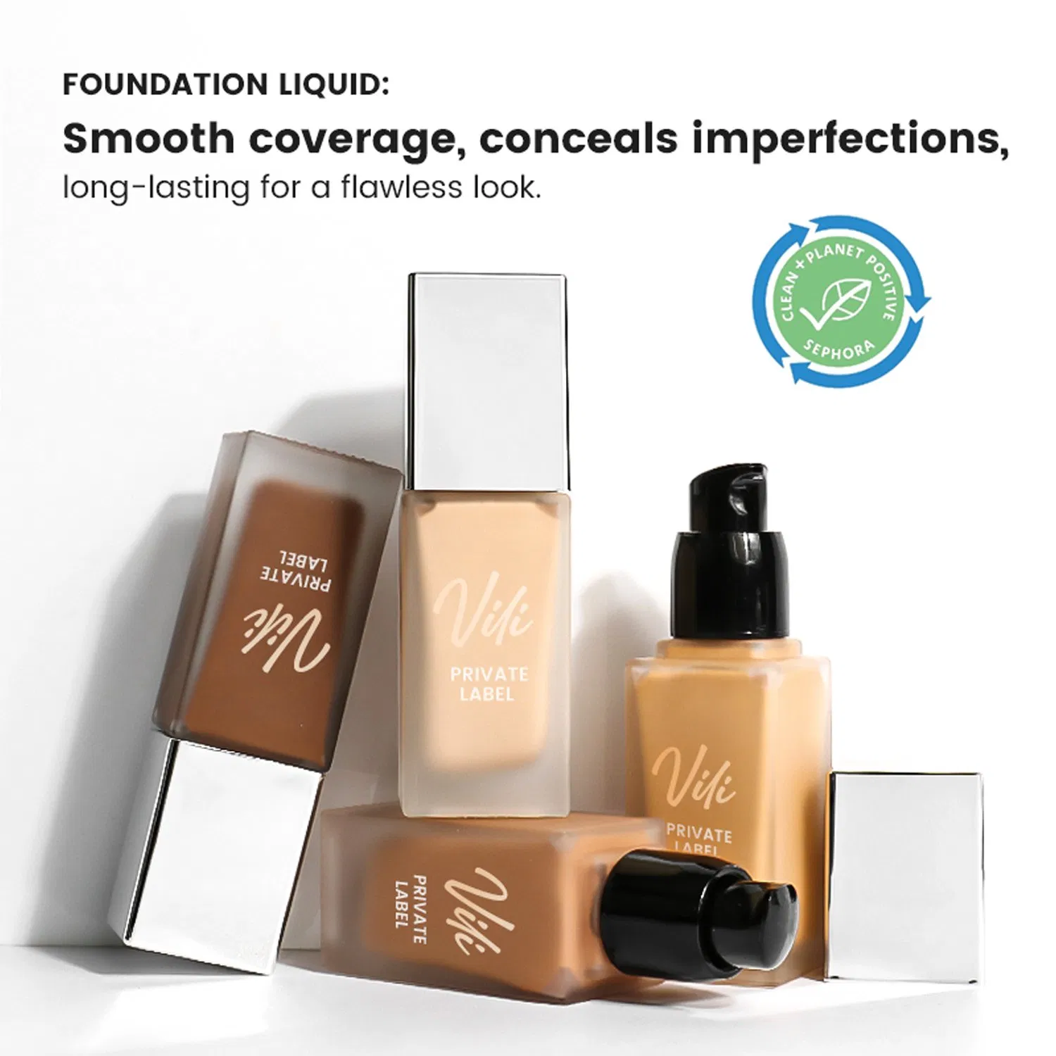 Makeup Foundation Pressed Powder Apply to Your Skin Free Sample