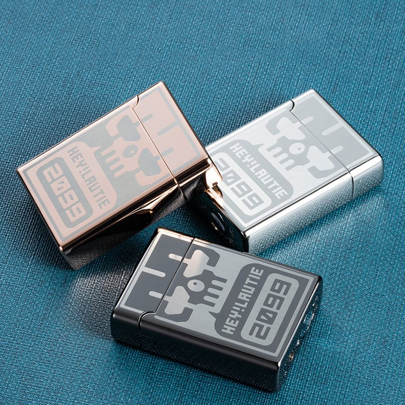 Creative and Strong Windproof Jet Flame Alloy Lighter and Cigarette Lighter