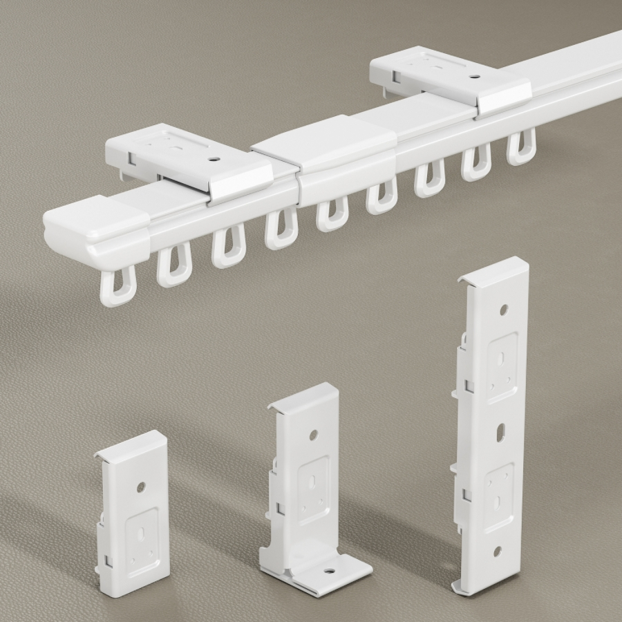 Factory Modern Wall Mount Smart Home Complete Track with Accessories Extendable Track