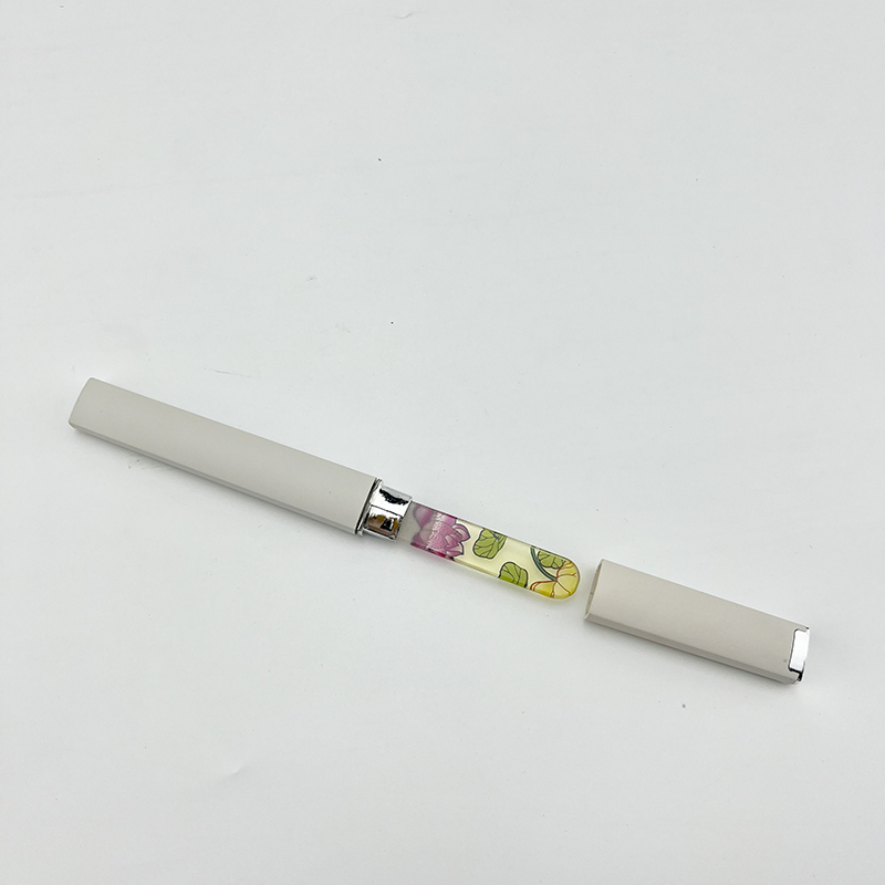 Custom Logo Professional Lifetime Manicure Fingernail File Floral Pattern Nail File