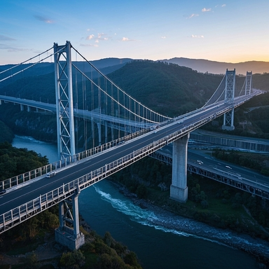 Guoshun Bundle Based on Actual Project Products Steel Structure Bridge for Railway Viaduct