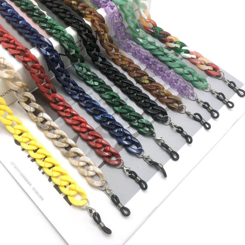 Acrylic Glasses Chain Sunglasses Holder Necklace Eyewear Retainer for Women Men