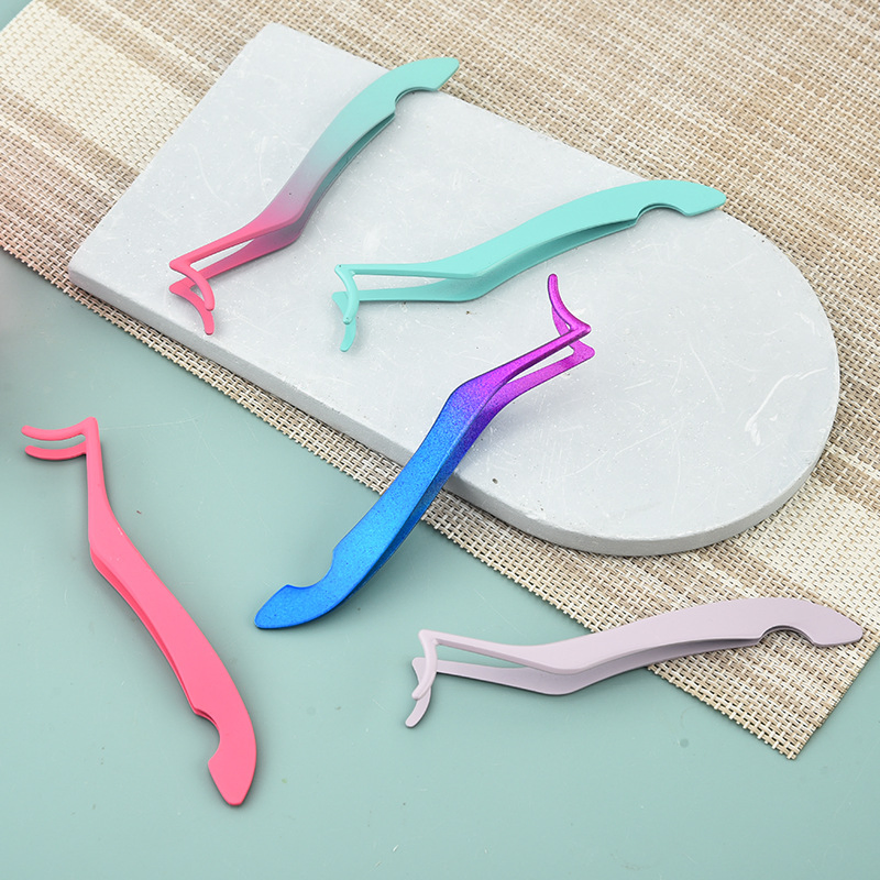 Multi-Functional Stainless Steel 3 Prong Eyelash Lash Extension Makeup Cosmetic Beauty Tweezers