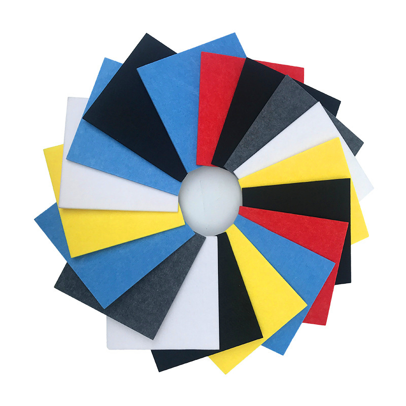 Superior Acoustic Polyester Fiber Wall Panel Black Fiberglass Ceiling Panel - Cinema Sound Absorption