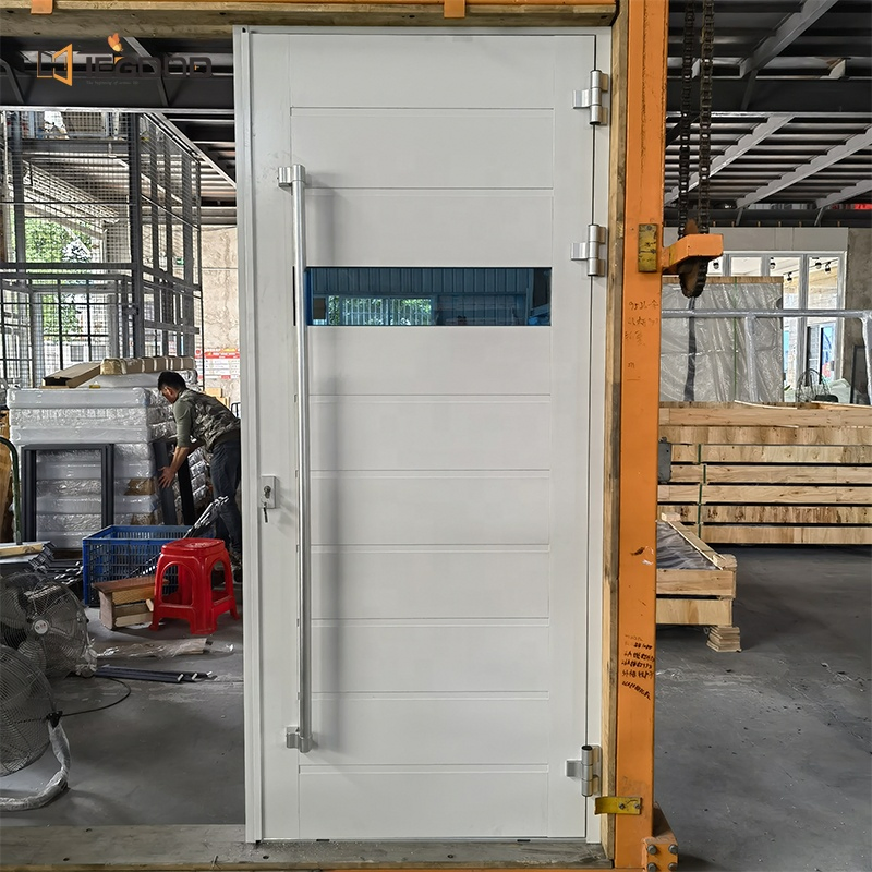 Entry Door Lock Anti-Theft Exterior Door Morden Design Entry Doors for Residence