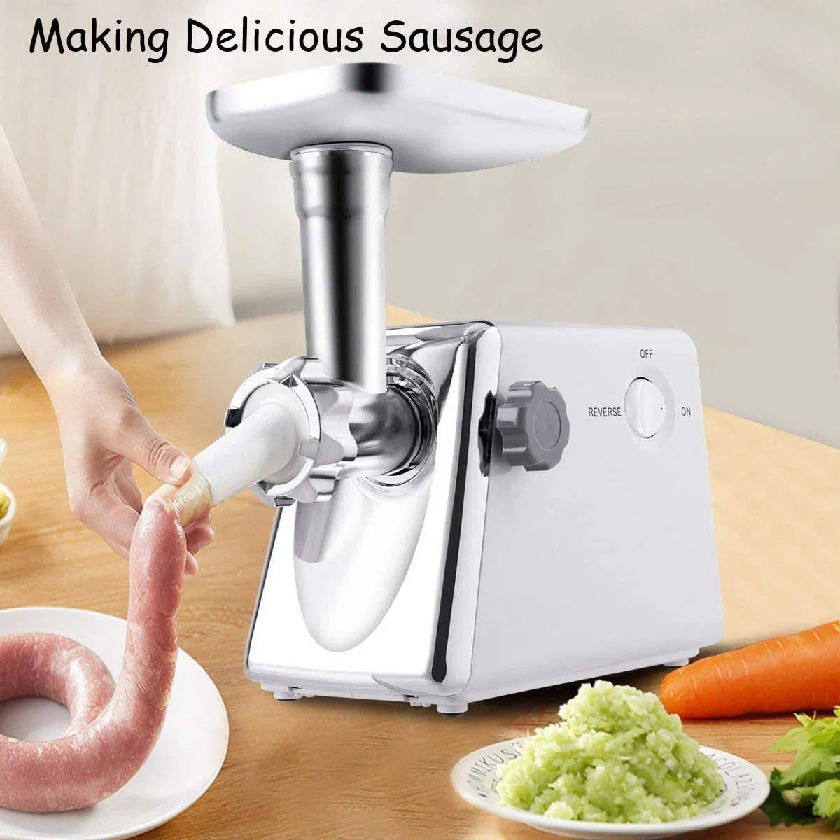 Home Kitchen Commercial Electric Food Mincer Sausage Stuffer Meat Grinders Machine