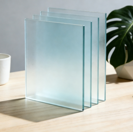 Low-E Coated Frosted Glass for Balcony, Heat-Insulating and Sun-Protective