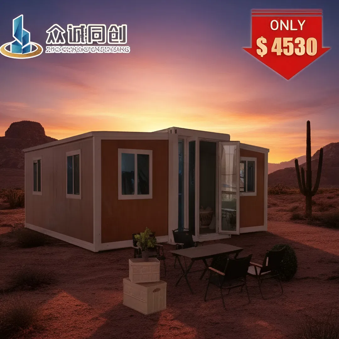 Moisture-Resistant Small Home with Sandwich Panel for Bathroom